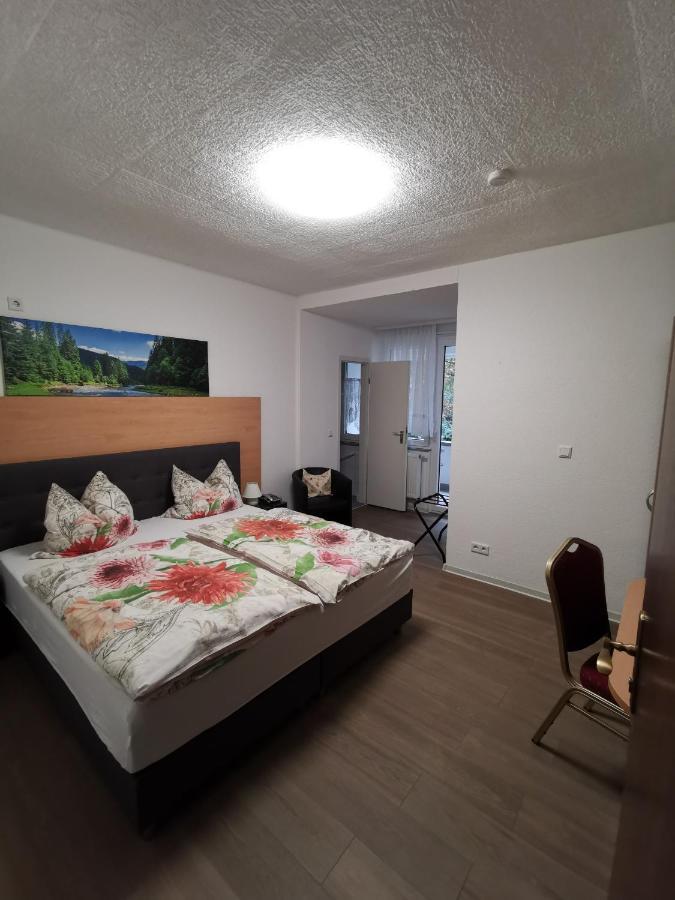 Hotel Pension Wiesenau Salzhausen Екстериор снимка