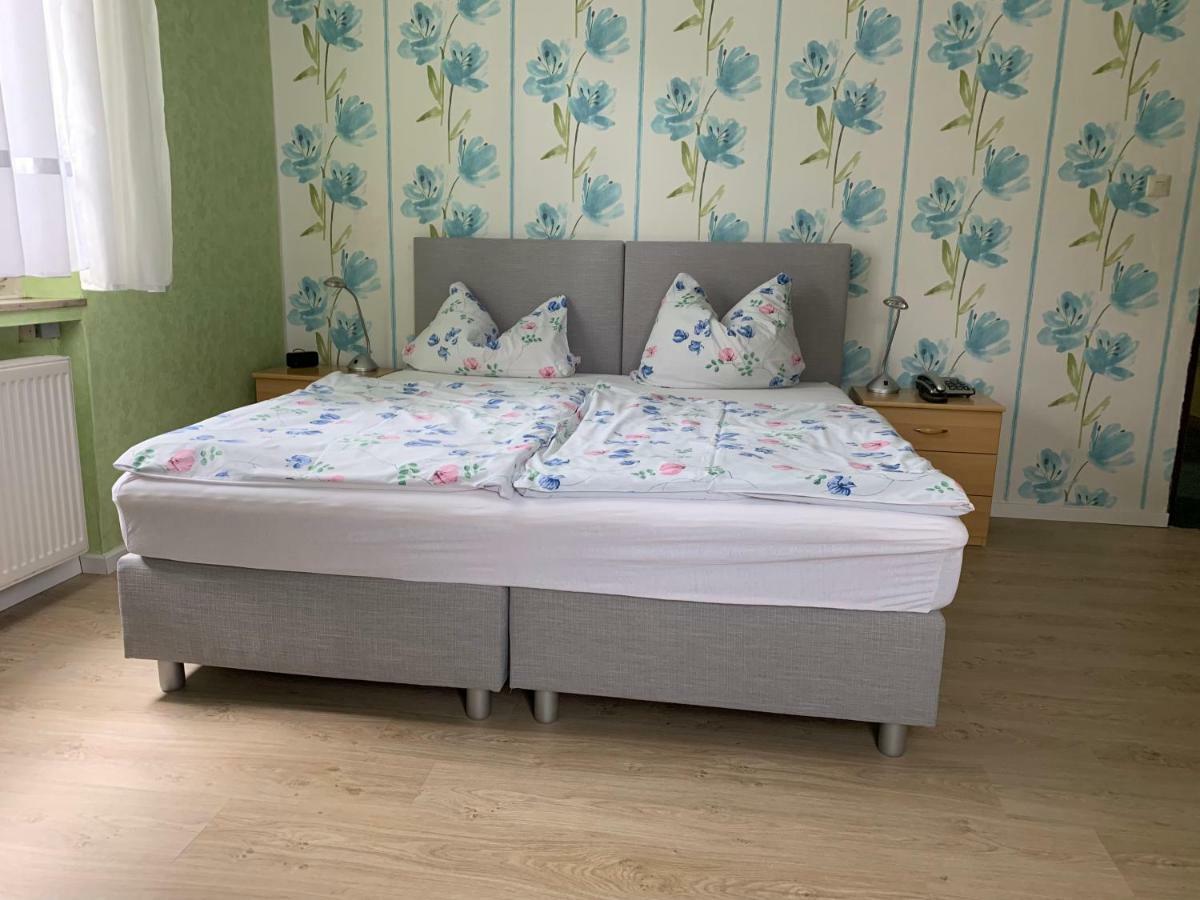 Hotel Pension Wiesenau Salzhausen Екстериор снимка